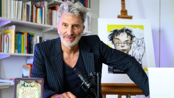 Rufus Beck kennt sich bei &laquo;Harry Potter&raquo; bestens aus. - &copy; Lukas Barth/dpa