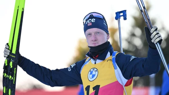 War erneut nicht zu schlagen: Johannes Thingnes B&ouml;. - &copy; Martin Schutt/dpa