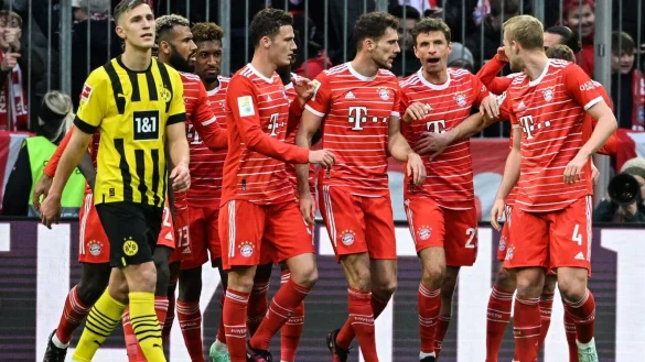 Die Bayern zeigten dem BVB die Grenzen auf. - &copy; Sven Hoppe/dpa