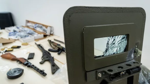 Der mutmaßliche Schütze von Boxberg soll im vergangenen Frühjahr im Main-Tauber-Kreis zwei Polizisten angeschossen haben. - © Christoph Schmidt/dpa