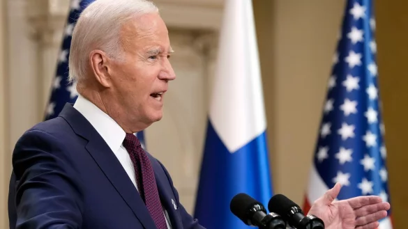 US-Pr&auml;sident Joe Biden erl&auml;sst insgesamt 39 Milliarden US-Dollar an Schulden. - &copy; Susan Walsh/AP/dpa