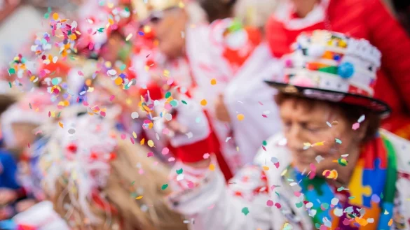 Jecken feiern Karneval. - &copy; Rolf Vennenbernd/dpa/Symbolbild