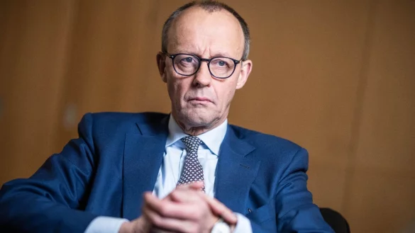 &laquo;Deutschland verliert an Wettbewerbsf&auml;higkeit&raquo;: Friedrich Merz. - &copy; Michael Kappeler/dpa