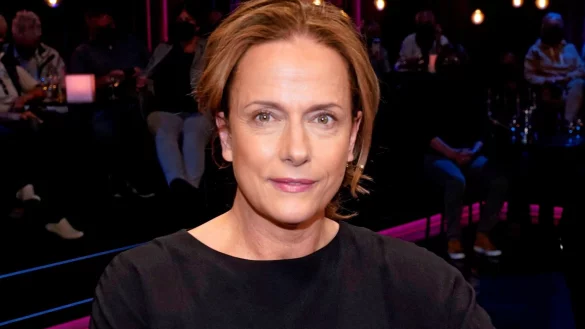 Hat sich bei einem Unfall leicht am Halswirbel verletzt: Schauspielerin Claudia Michelsen. - &copy; Thomas Bartilla/Geisler-Fotopress/dpa