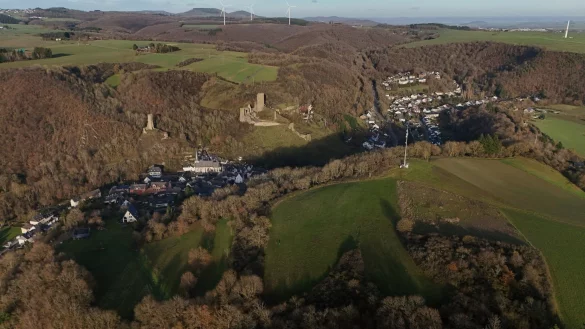 In einem Waldgebiet bei Monreal wurde die Leiche gefunden. - © Sascha Ditscher/dpa