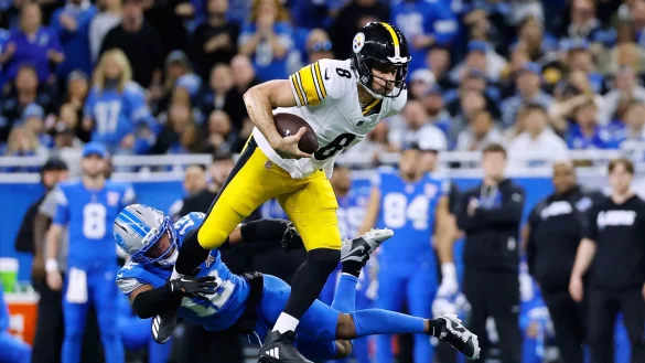 Die Lions konnten die Steelers um Quarterback Aaron Rodgers nicht zu Fall bringen. - &copy; Rey Del Rio/ AP/dpa