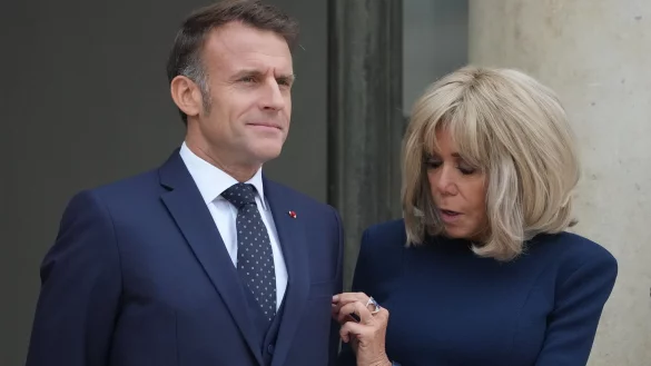 Brigitte ist eine der engsten Vertrauten ihres Mannes, Emmanuel Macron. (Archivbild) - &copy; Michel Euler/AP/dpa