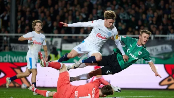 Kiel traf fr&uuml;h zum 1:0. - &copy; Bernd Thissen/dpa