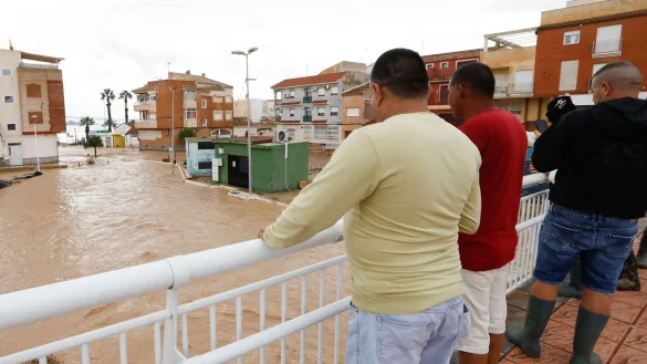 Starker Regen hat in S&uuml;dostspanien zu &Uuml;berschwemmungen gef&uuml;hrt. - &copy; Edu Botella/EUROPA PRESS/dpa