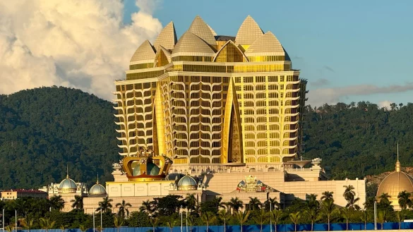 Im neuen chinesischen Schattenreich am Goldenen Dreieck regieren Gl&uuml;cksspiel und Prunk. - &copy; Carola Frentzen/dpa