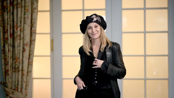 Schauspielerin Jeanette Hain ist seit ein paar Tagen in der ARD-Mediathek als Mafiapatin zu sehen. - &copy; Britta Pedersen/dpa