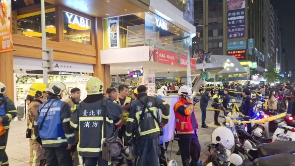 Mitten in Taipeh hat ein Mann mit Rauchgranaten und einem Messer Menschen angegriffen. - &copy; Uncredited/kyodo/dpa