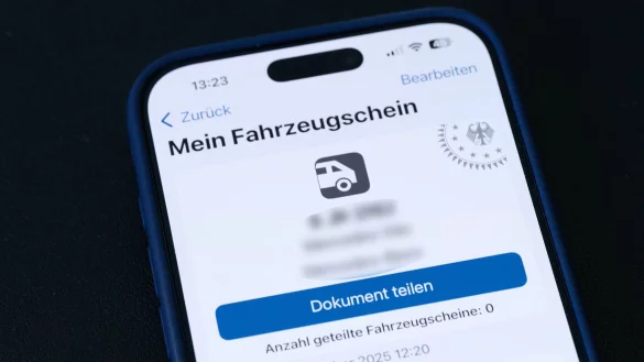 Das ist die neue App, in einer Testversion. - &copy; Jens Dudziak/dpa