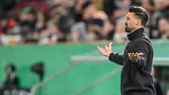 Was nun, Herr Wagner? Augsburgs Trainer steht auch im DFB-Pokal mit leeren H&auml;nden da. - &copy; Harry Langer/dpa