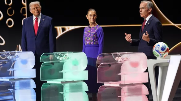 Dreier-Treffen bei FIFA-Veranstaltung - © Jacquelyn Martin/AP/dpa