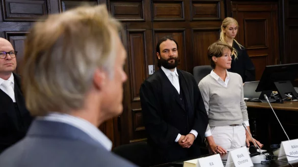 Der Verteidiger von Christina Block wies die Vorw&uuml;rfe der Nebenklage zur&uuml;ck. - &copy; Georg Wendt/dpa Pool/dpa