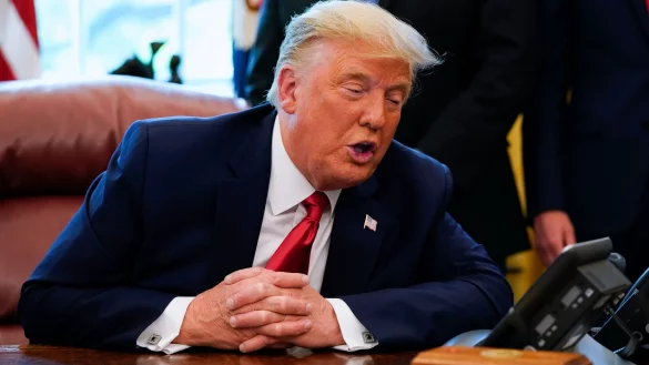 Machado habe ihm den Preis gewidmet, erz&auml;hlte Trump nach dem Gespr&auml;ch. (Archivbild) - &copy; Alex Brandon/AP/dpa