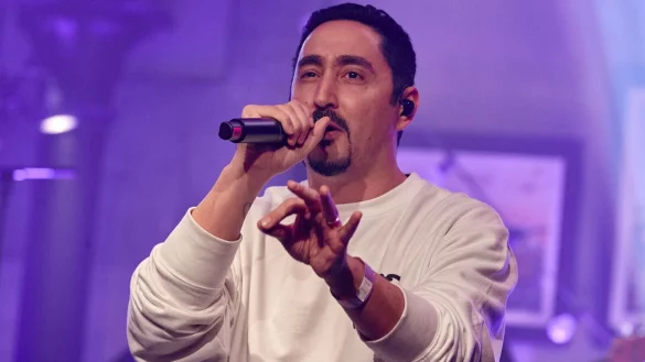 Rapper Eko Fresh setzt sich in einem neuen Song mit der &laquo;Stadtbild&raquo;-Debatte auseinander (Archivbild). - &copy; Georg Wendt/dpa