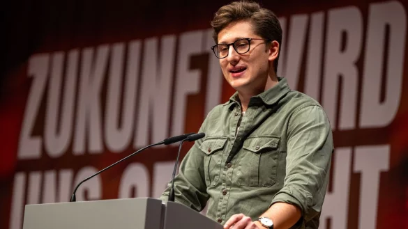 Türmer eröffnete den Kongress in Mannheim. - © Harald Tittel/dpa