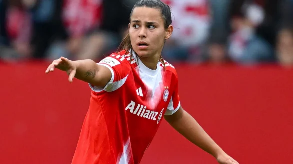 Schon wieder verletzt: Nationalspielerin Lena Oberdorf. (Archivbild) - &copy; Sven Hoppe/dpa