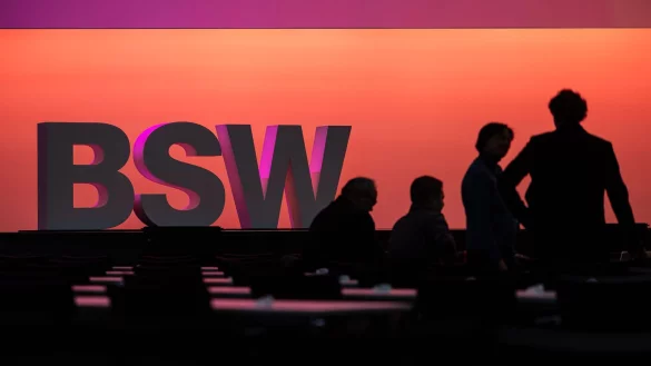 Das Bündnis Sahra Wagenknecht ist überzeugt: Eigentlich müsste es im Bundestag vertreten sein. (Archivbild) - © Hannes P Albert/dpa