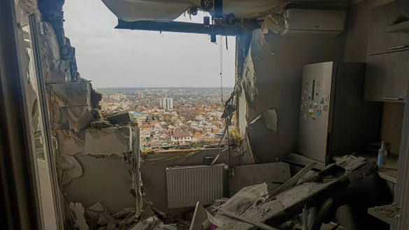 Rostow am Don wurde im Krieg schon etliche Male von ukrainischen Drohnen attackiert. (Archivbild) - &copy; Uncredited/AP/dpa