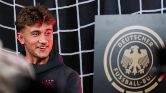 Tom Bischof freut sich auf sein U21-Debüt. - © Jan Woitas/dpa