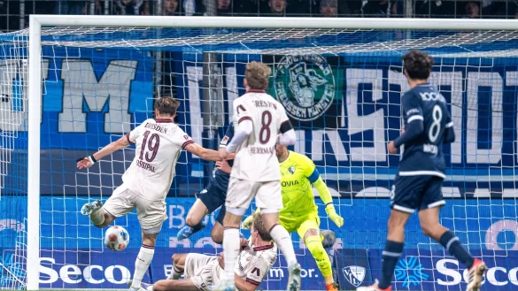 Alexander Rossipal erzielte den F&uuml;hrungstreffer f&uuml;r Dresden. - &copy; David Inderlied/dpa