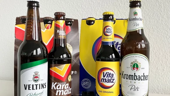 Krombacher hat schon vor Jahren Vitamalz &uuml;bernommen, Rivale Veltins zieht mit dem Kauf der Marke Karamalz nach: Die beiden Gro&szlig;brauereien aus Nordrhein-Westfalen liefern sich jetzt bei Malzgetr&auml;nken ein Kopf-an-Kopf-Rennen. - &copy; Volker Danisch/dpa