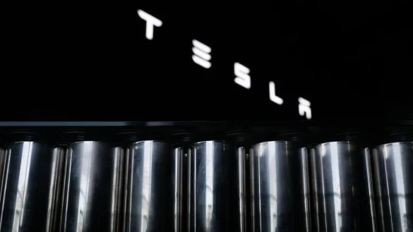 Der US-Elektroautobauer will Voraussetzungen f&uuml;r eine Produktion von Batteriezellen in Gr&uuml;nheide bei Berlin schaffen. - &copy; Sebastian Gollnow/dpa