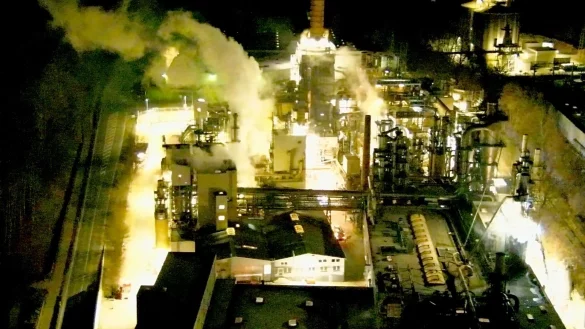 188 Einsatzkr&auml;fte waren vor Ort im Einsatz. - &copy; -/Feuerwehr Steinheim/dpa