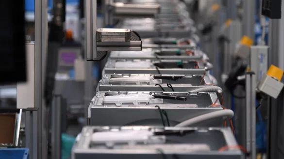 BSH will rund 1.400 Stellen abbauen (Archivbild). - © picture alliance / Ralf Hirschberger/dpa-Zentralbild/ZB