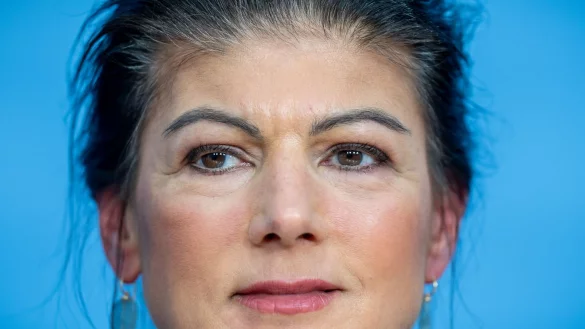 Sahra Wagenknecht gibt den Vorsitz des BSW ab. - &copy; Michael Kappeler/dpa