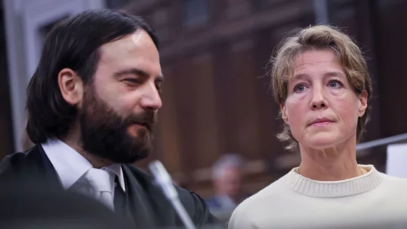 Unternehmerin Christina Block wird von Rechtsanwalt Ingo Bott vertreten. - &copy; Christian Charisius/dpa/Pool/dpa