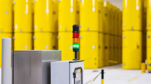 Es gibt rund 27.000 Kubikmeter hochradioaktiven Atomm&uuml;ll in Deutschland, f&uuml;r den ein Endlager gefunden werden muss. - &copy; Guido Kirchner/dpa