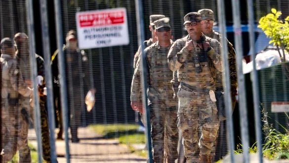 Die Nationalgarde ist nach US-Medienberichten inzwischen im Raum Chicago im Einsatz. - &copy; Stacey Wescott/TNS via ZUMA Press Wire/dpa