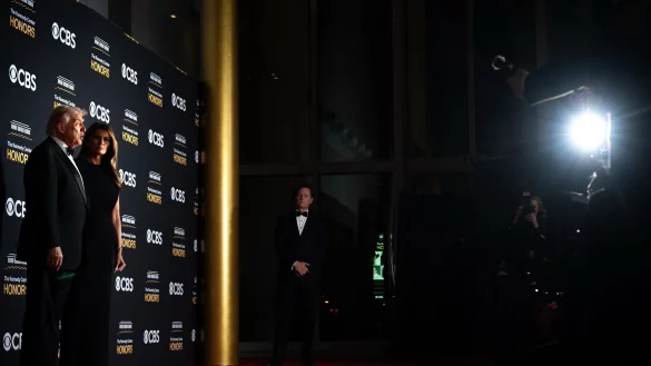 Trump hat in diesem Jahr einen Auftritt im Kennedy Center, der für einen US-Präsidenten ungewöhnlich ist. - © Julia Demaree Nikhinson/AP/dpa