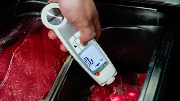 Lebensmittelkontrolleure stellen sich zu Beginn einer Kontrolle immer mit ihrem Namen vor und zeigen ihren Dienstausweis. (Symbolbild) - © Uwe Anspach/dpa