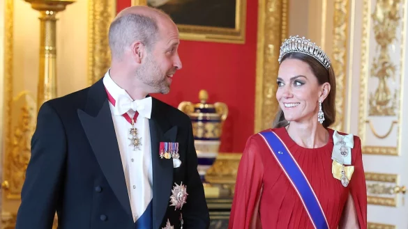 Das zukünftige Königspaar des Vereinigten Königreiches: Prinz William und Prinzessin Kate. (Archivbild) - © Chris Jackson/PA Wire/dpa