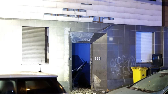 Ermittler finden Hinweise auf einen Sprengsatz. - © David Young/dpa