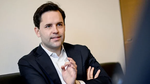 Der Chef der Jungen Union, Johannes Winkel. (Archivbild) - &copy; Britta Pedersen/dpa