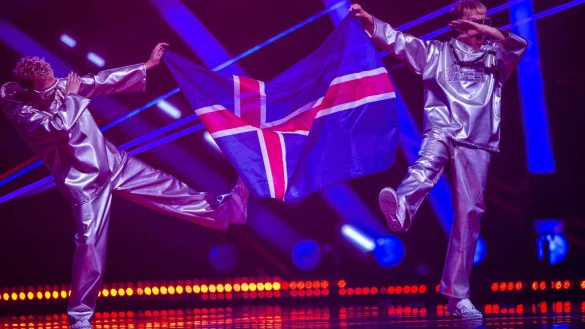 Island war in diesem Jahr noch mit Væb und ihrem Song «Róa» beim ESC dabei. (Archivbild) - © Jens Büttner/dpa