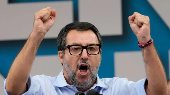 Matteo Salvini spricht von &laquo;Schande&raquo;. (Archivbild) - &copy; Antonio Calanni/AP/dpa