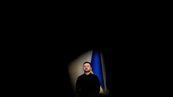 Der ukrainische Präsident Wolodymyr Selenskyj hofft weiter auf die Lieferung von US-amerikanischen Marschflugkörpern, um Ziele im russischen Hinterland angreifen zu können. - © Julia Demaree Nikhinson/AP/dpa