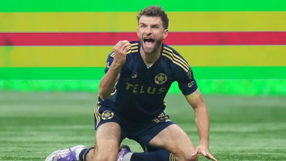 Thomas Müller ist mit den Vancouver Whitecaps noch im Rennen um den Titel in der MLS. (Archivfoto) - © DARRYL DYCK/The Canadian Press via AP/dpa