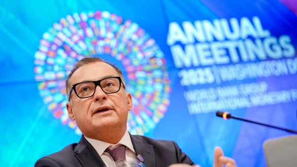 Bundesbankchef Joachim Nagel in Washington. - &copy; Kay Nietfeld/dpa