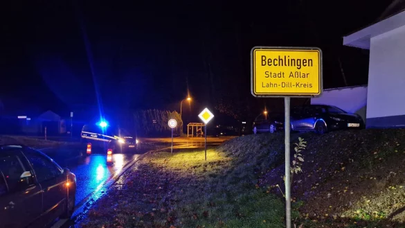 Die Polizei war in A&szlig;lar-Bechlingen im Einsatz. - &copy; Andreas Trojak/wirSiegen.de/dpa