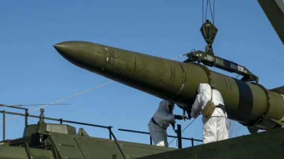 Das russische Milit&auml;r feuert immer wieder ballistische Raketen auf Ziele in der Ukraine ab. (Archivbild) - &copy; -/Russian Defense Ministry Press Service/AP/dpa
