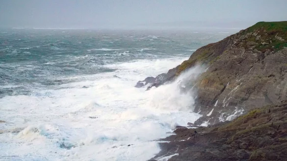 In Irland sorgen starke Sturmb&ouml;en f&uuml;r Einschr&auml;nkungen. - &copy; Noel Sweeney/PA Wire/dpa
