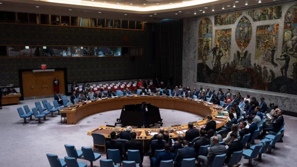 Der UN-Sicherheitsrat ist sich beim Thema Gaza mal wieder uneins. (Archivbild) - &copy; Yuki Iwamura/AP/dpa